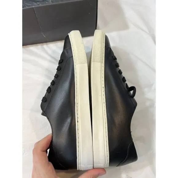 Lindbergh Mens Size 9.5 Black Leather Sneaker Style: 30-92000US