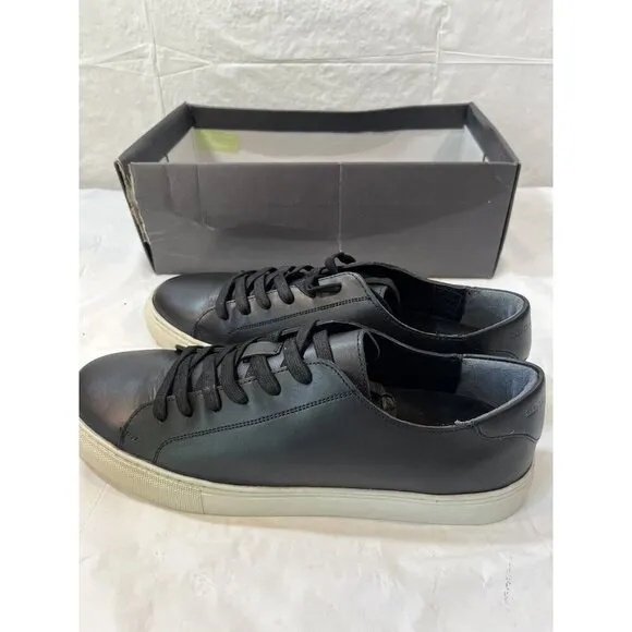 Lindbergh Mens Size 9.5 Black Leather Sneaker Style: 30-92000US