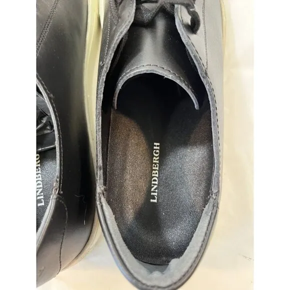 Lindbergh Mens Size 9.5 Black Leather Sneaker Style: 30-92000US