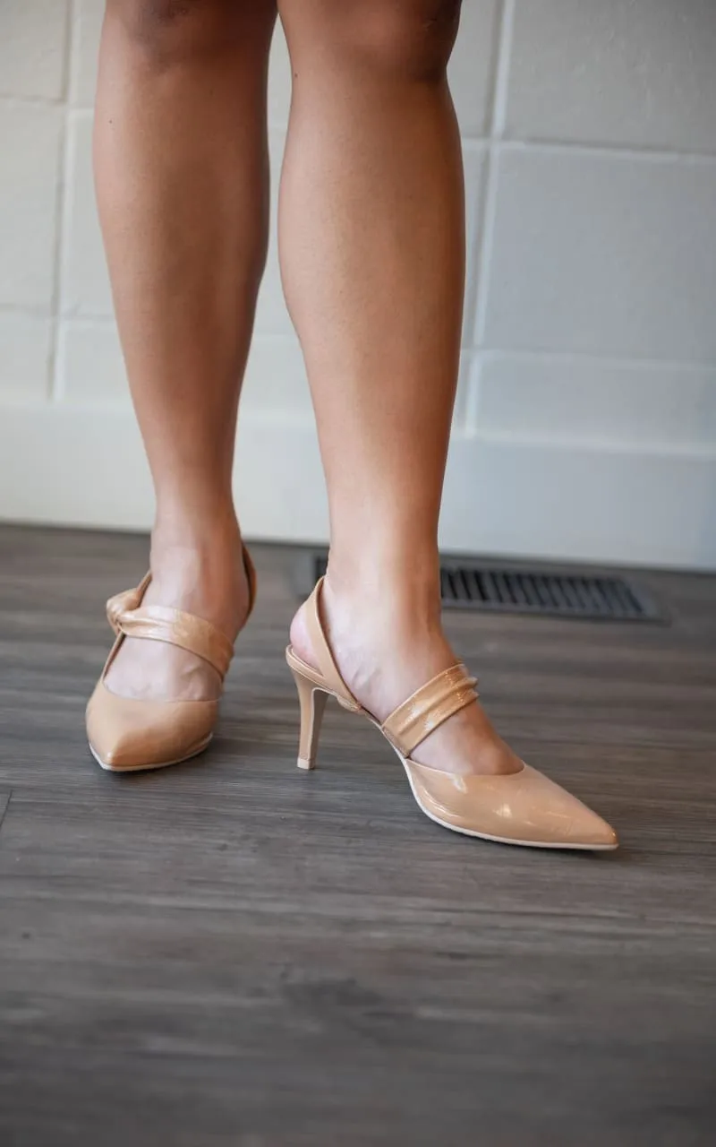 Lodi- Papiro Palo Slingback Heels