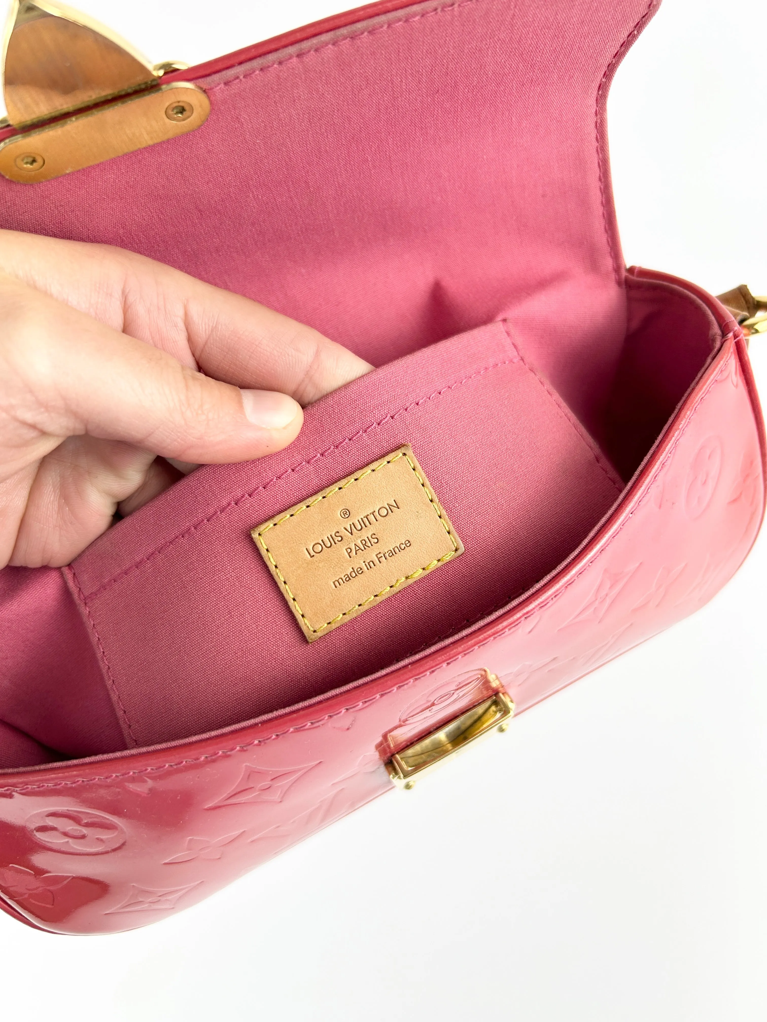 Louis Vuitton Vernis Malibu Pink Shoulder Bag (2006)
