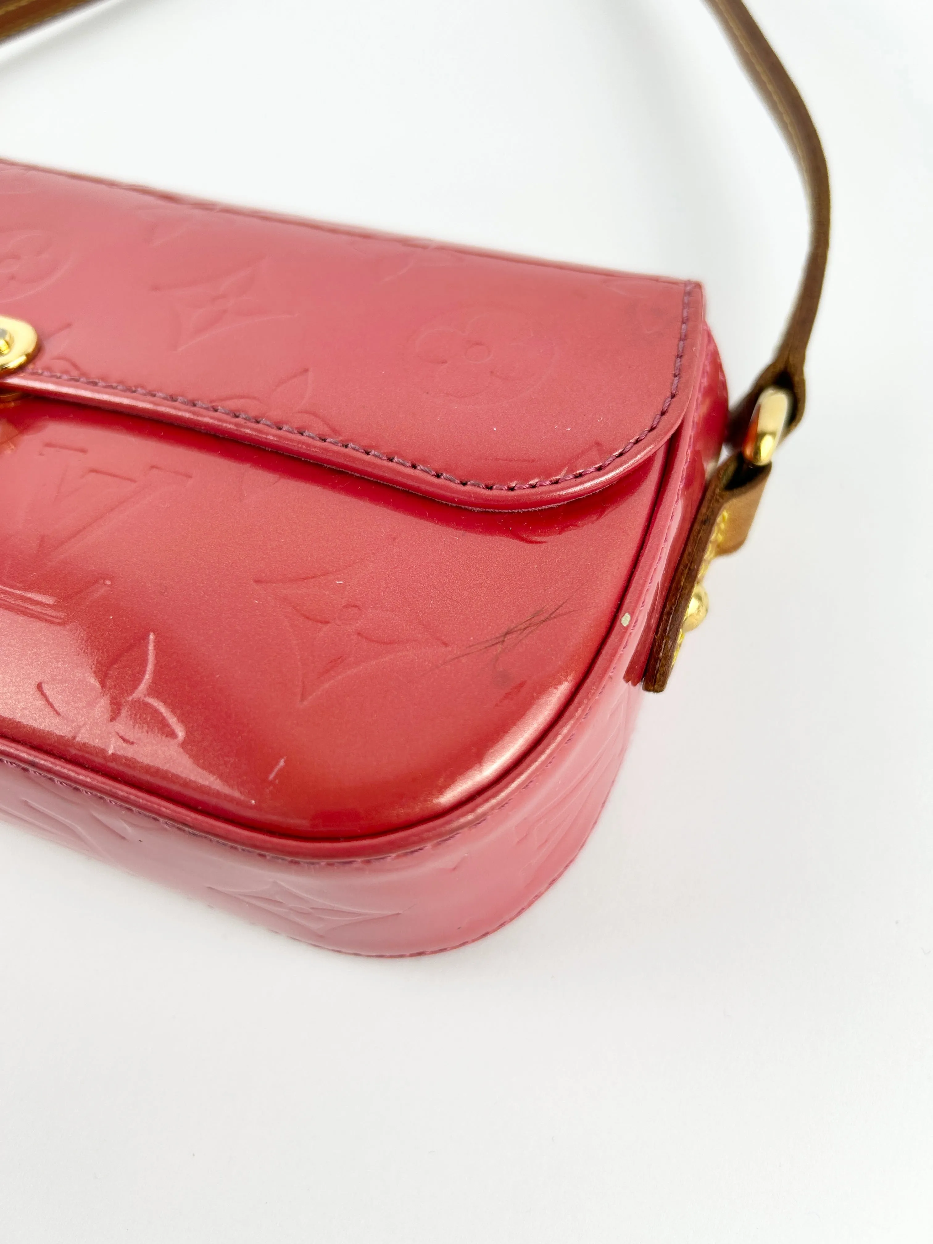 Louis Vuitton Vernis Malibu Pink Shoulder Bag (2006)