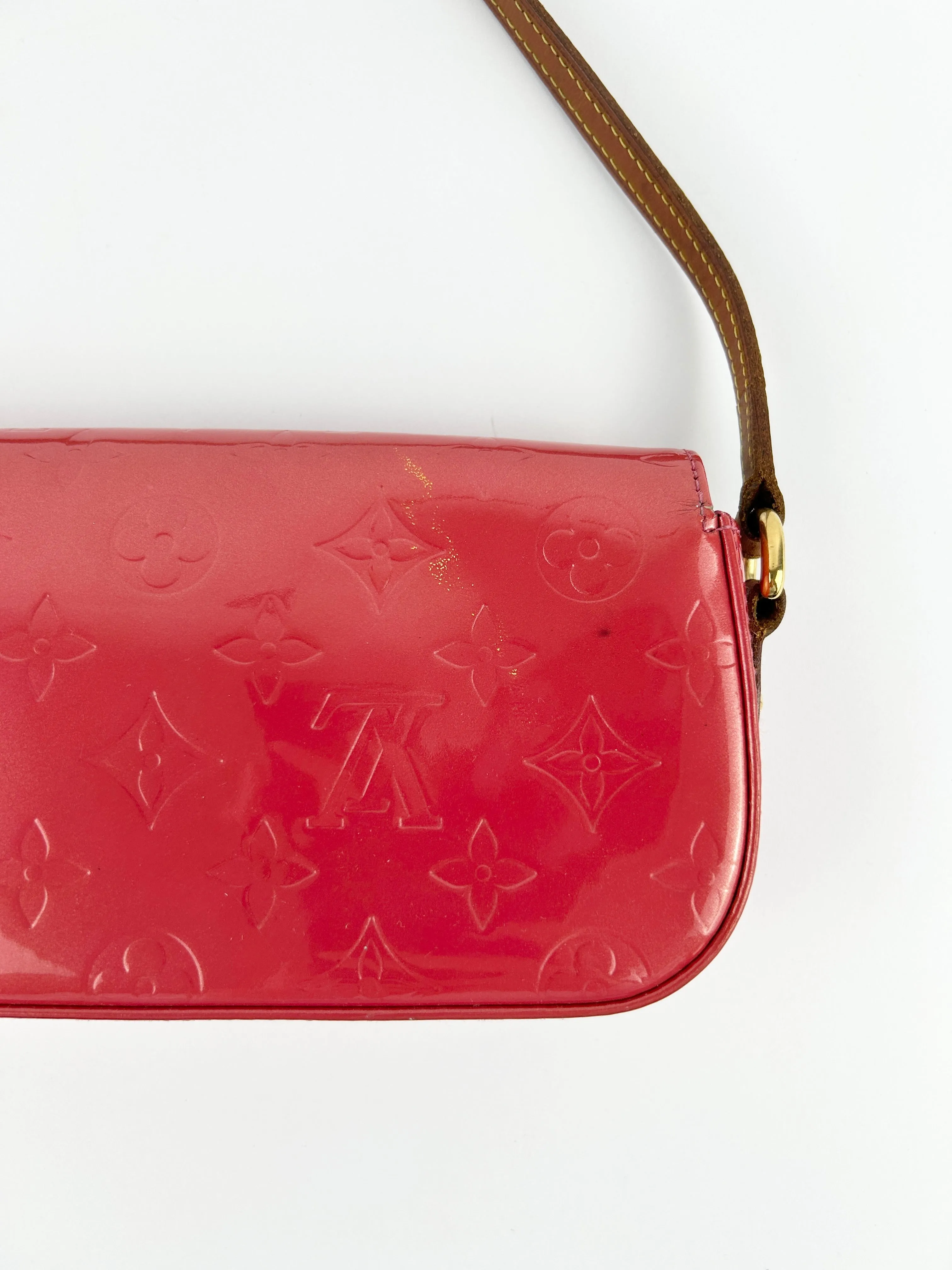 Louis Vuitton Vernis Malibu Pink Shoulder Bag (2006)