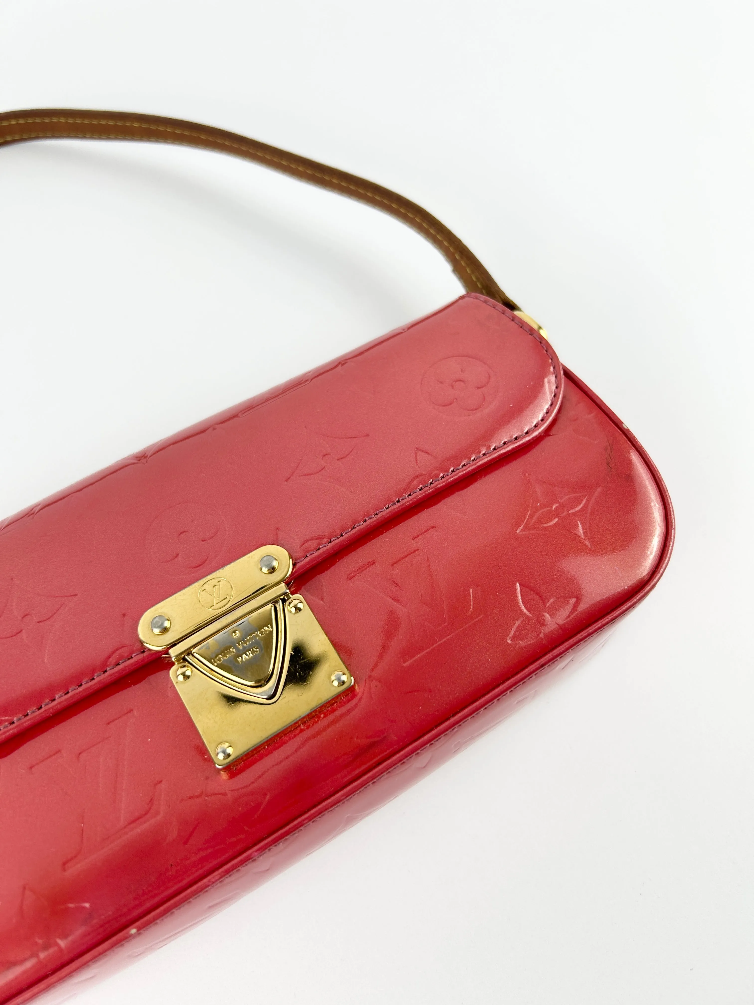 Louis Vuitton Vernis Malibu Pink Shoulder Bag (2006)