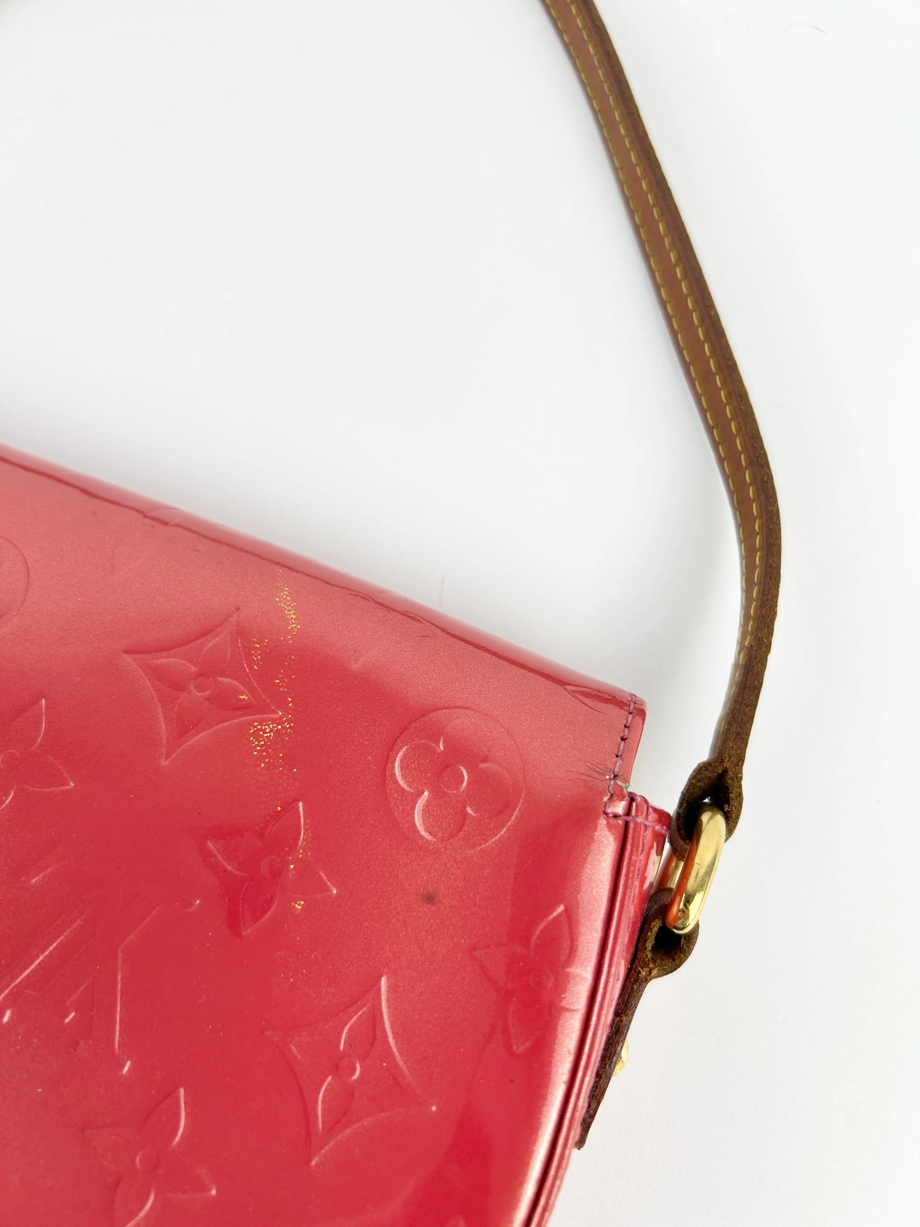 Louis Vuitton Vernis Malibu Pink Shoulder Bag (2006)