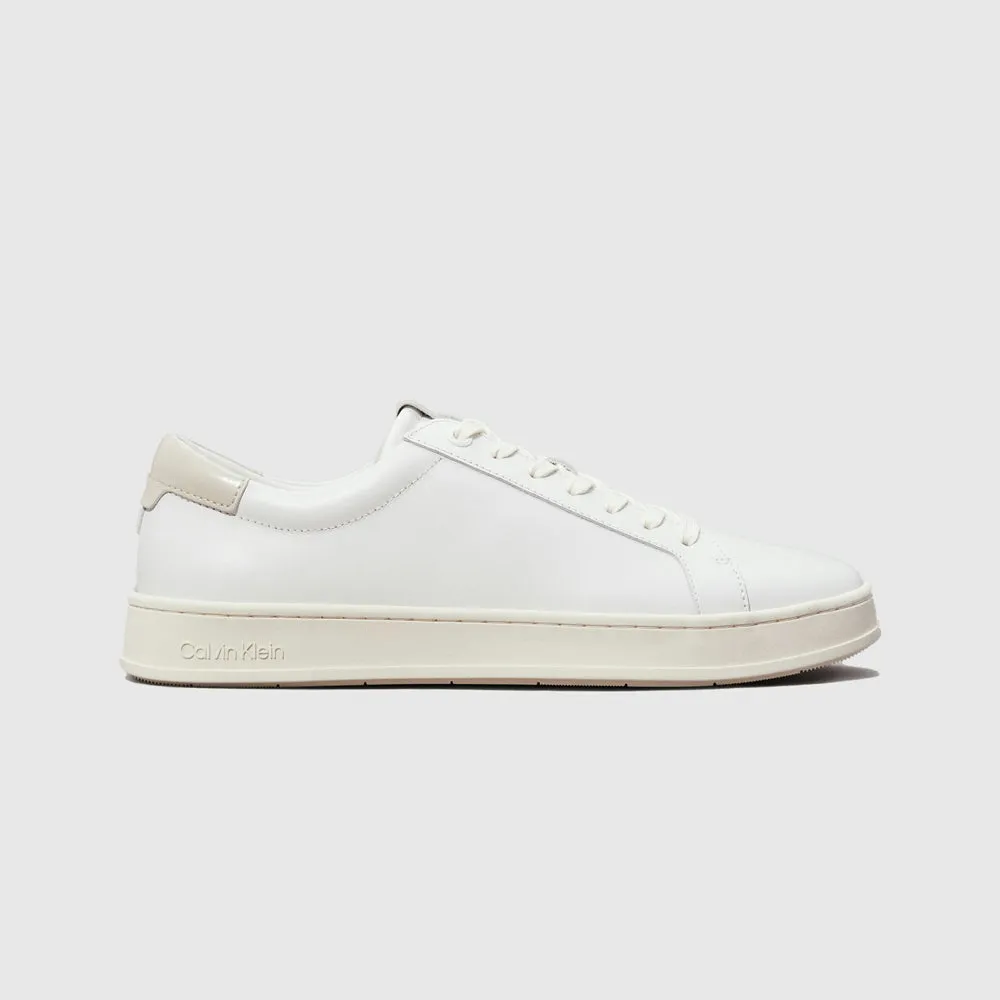 Low Top Lace Up Sneaker - White