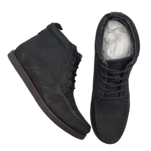 Marc Joseph | NIB Gramercy Black Nubuck Leather Preppy High Top Booties Boy's 2