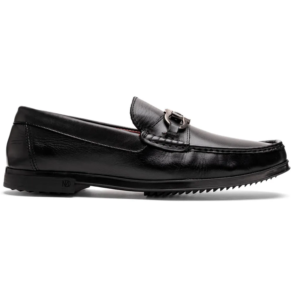 Marco Di Milano Atrani in Black Calf Leather Loafers