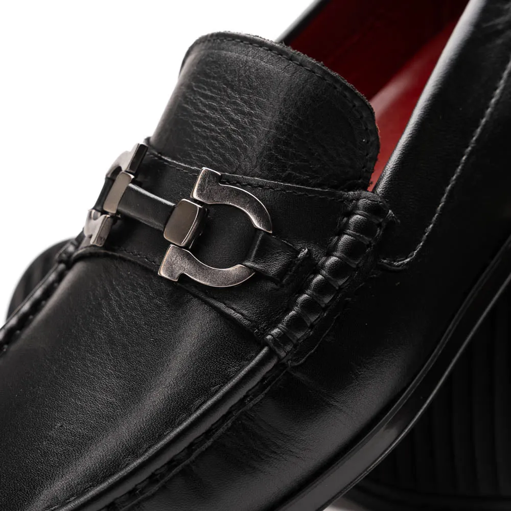 Marco Di Milano Atrani in Black Calf Leather Loafers