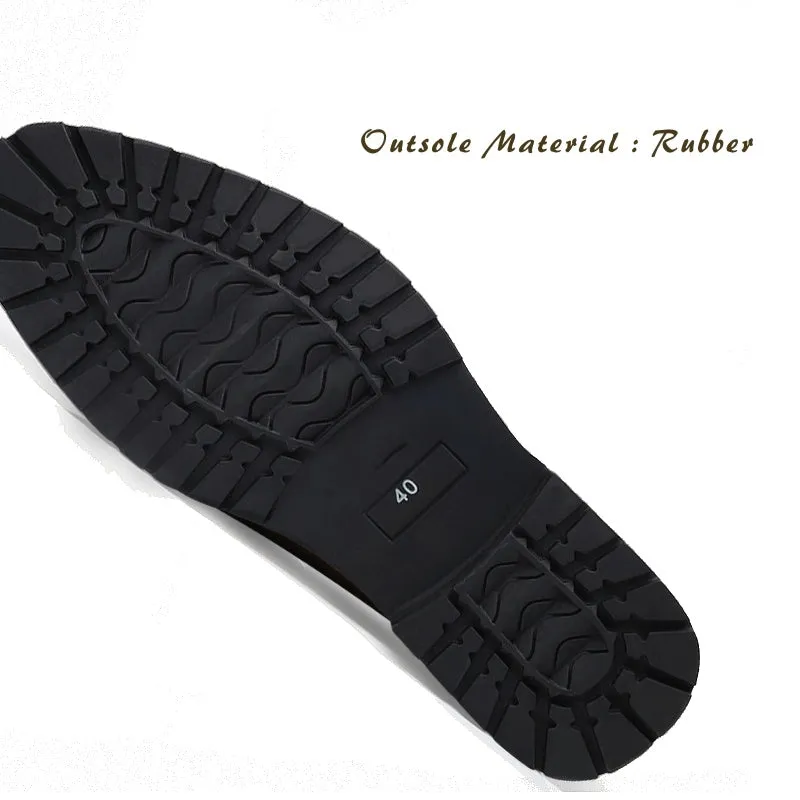 Men Leather Inner Increased High Heel Boots