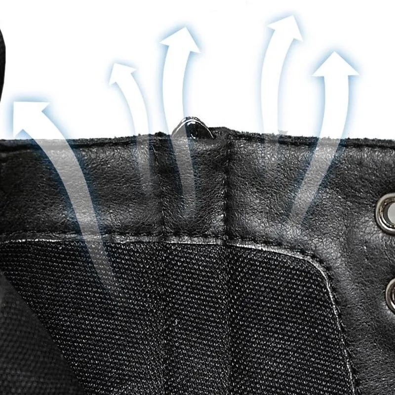 Men Leather Inner Increased High Heel Boots