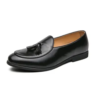 Men's Fringed Leather Shoes