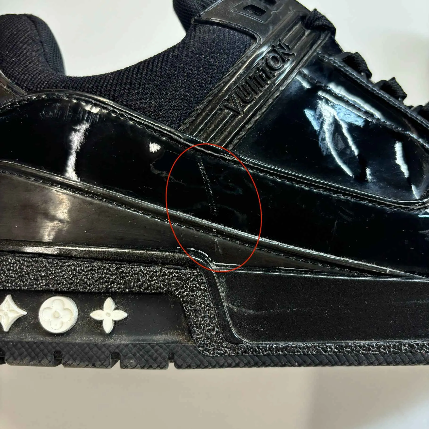 Men's Lv Low Trainers Black Size EU 44 / UK 10
