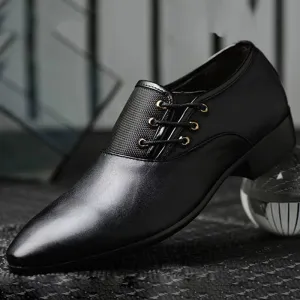 Men's Quality Patent Leather Shoes- White Wedding Shoes Leather Shoes for Male