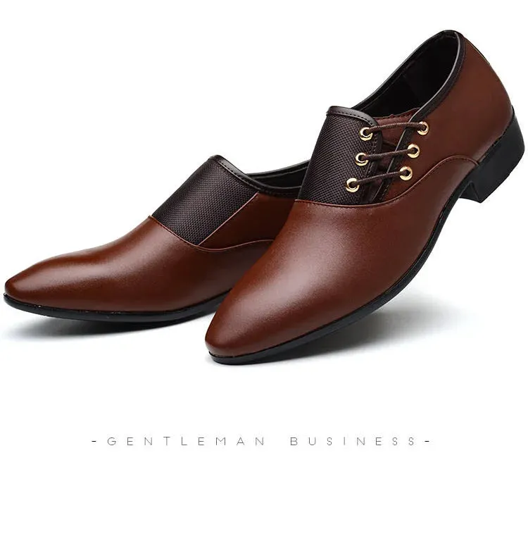 Men's Quality Patent Leather Shoes- White Wedding Shoes Leather Shoes for Male