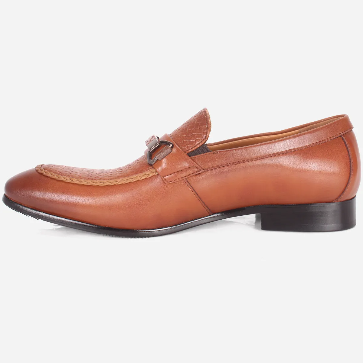 Mens "FAZAR" Leather Office Formal Slide In Shoes