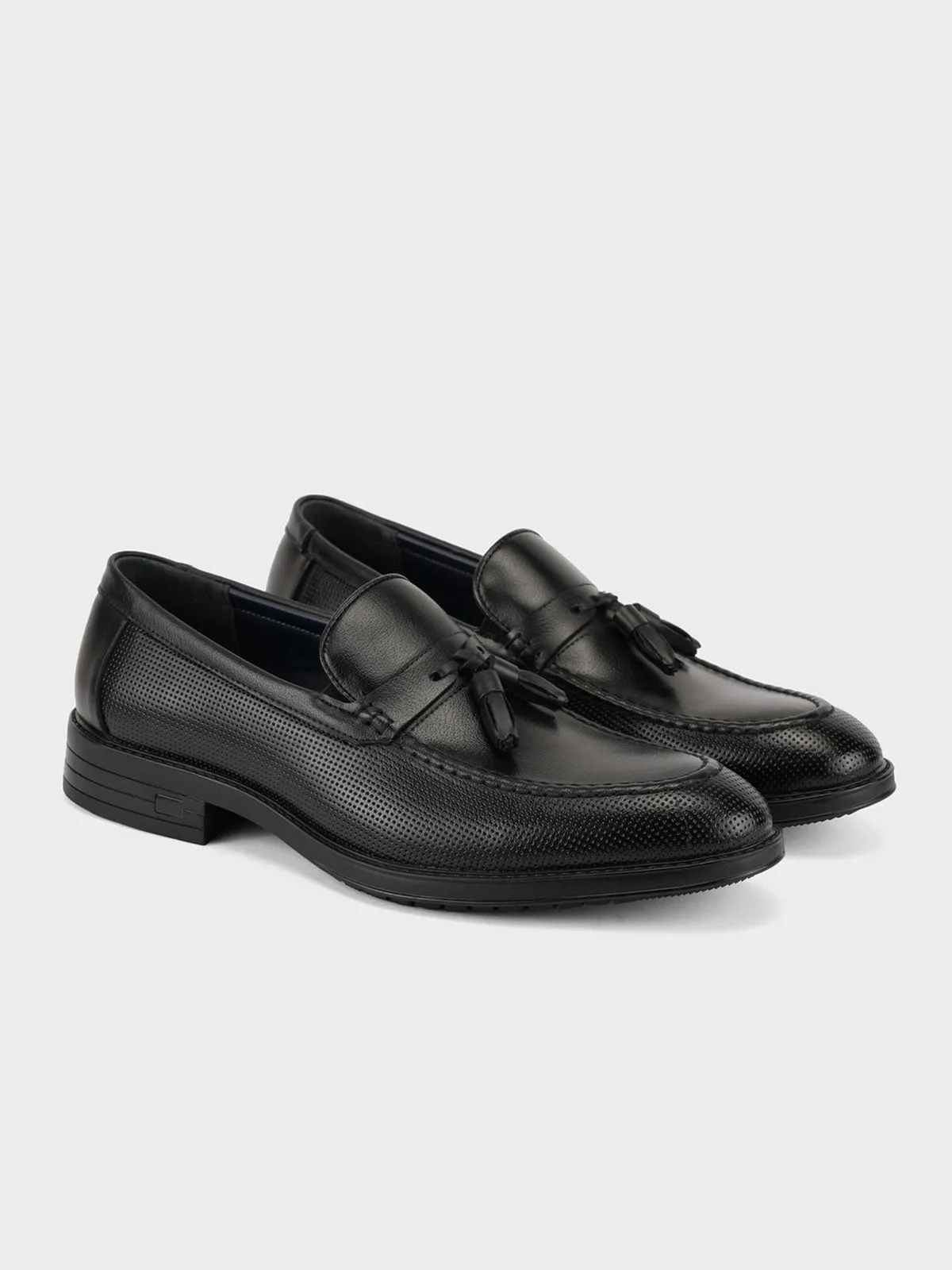 Mens "GRAY" Round Toe Formal Shoes