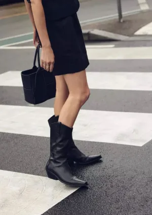 MID SIMONE BOOT BLACK