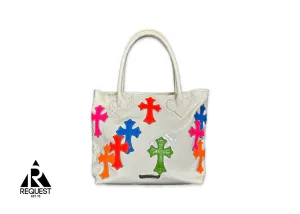 Multi Color Cross Patent Tote Bag