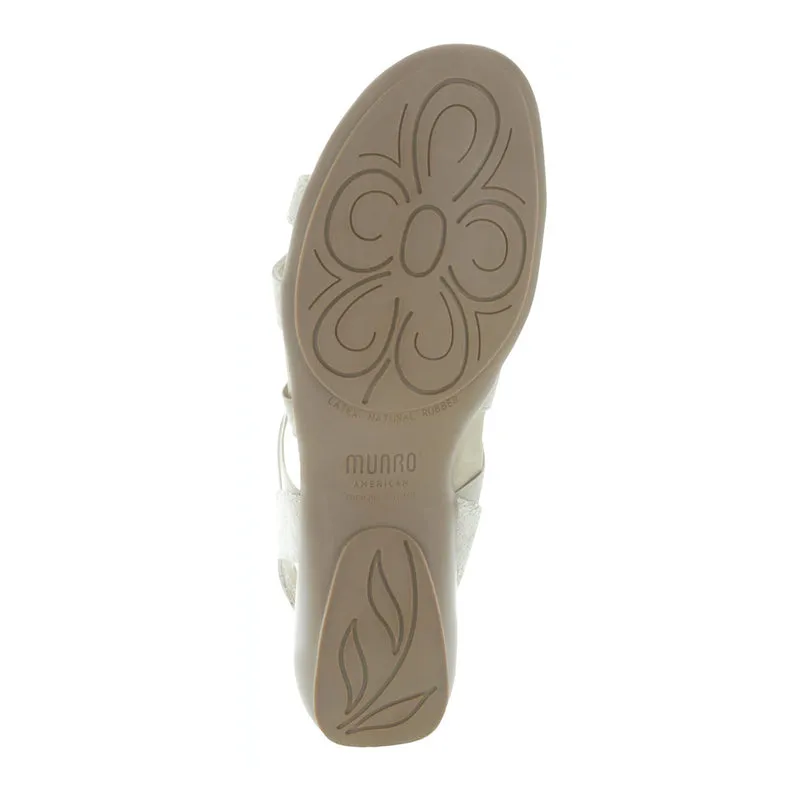 Munro Women's Bev Sandal - Beige Combo