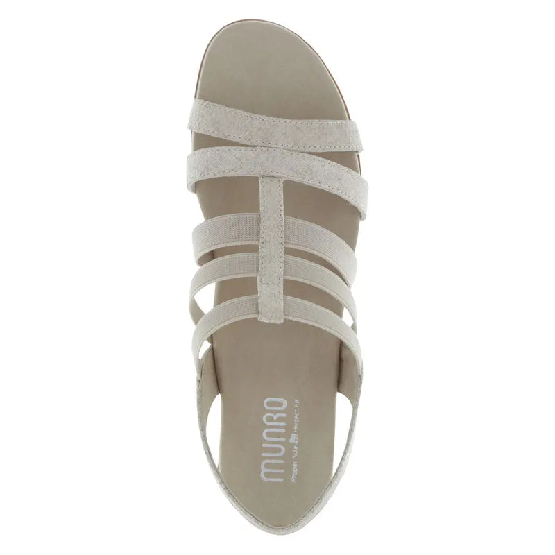 Munro Women's Bev Sandal - Beige Combo
