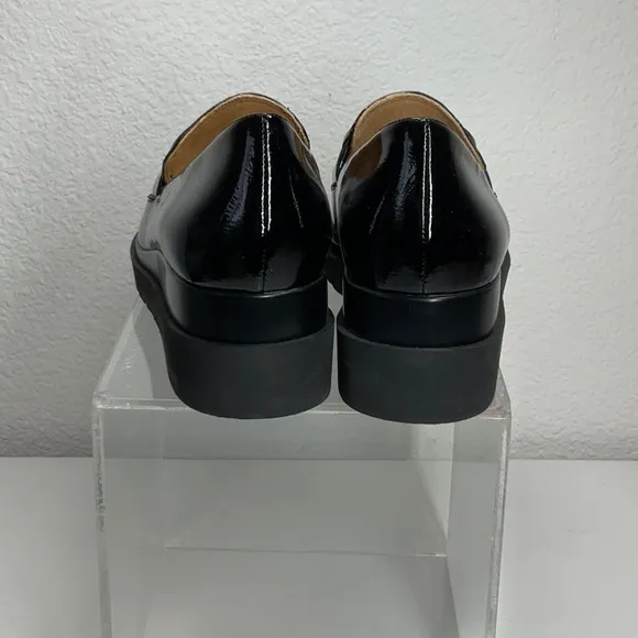 Naturalizer Somerset Wedge Black 9.5Patent Leather NWOT