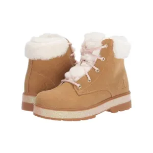 NEW SKECHERS girl's street glitz boot in chestnut