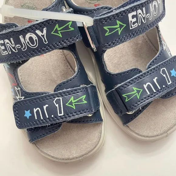 NWOT Naturino Ruacana Leather Sandal Size 25 or US 8 Navy