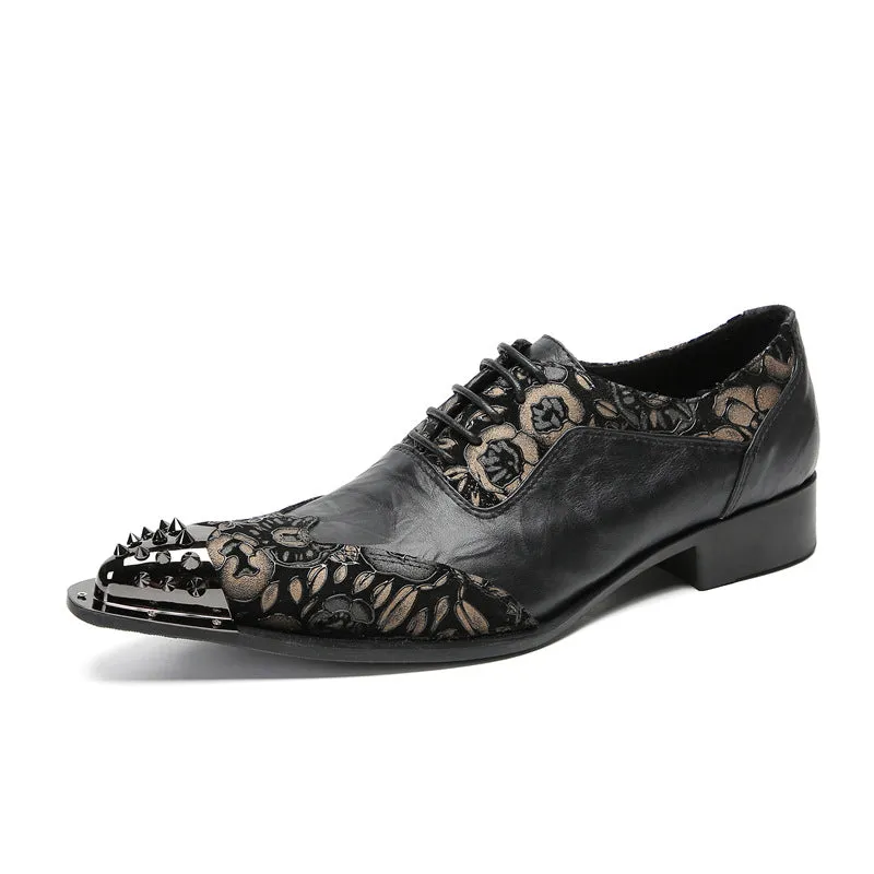 One Wholesale Leather Shoes Men's Cowhide Korean Style Breathable Formal Suit Men's Shoes Patent Leather Business Pointed Youth Wedding Shoes