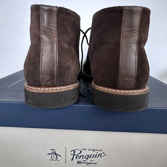 Original Penguin Brown Suede Desert BootsSize:10.5