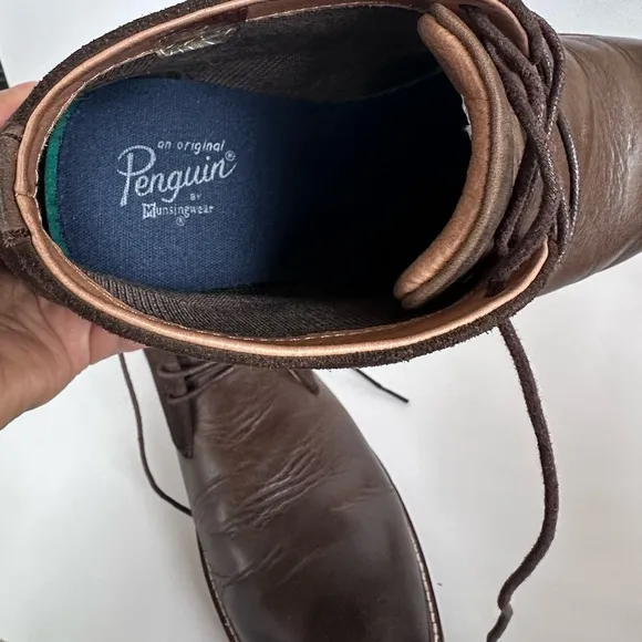 Original Penguin Brown Suede Desert BootsSize:10.5