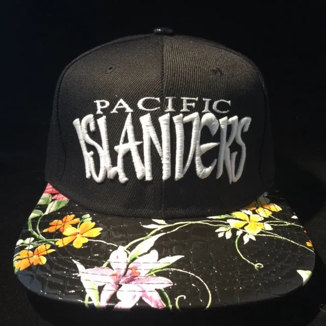 PACIFIC ISLANDERS PATENT LEATHER BRIM SNAPBACK