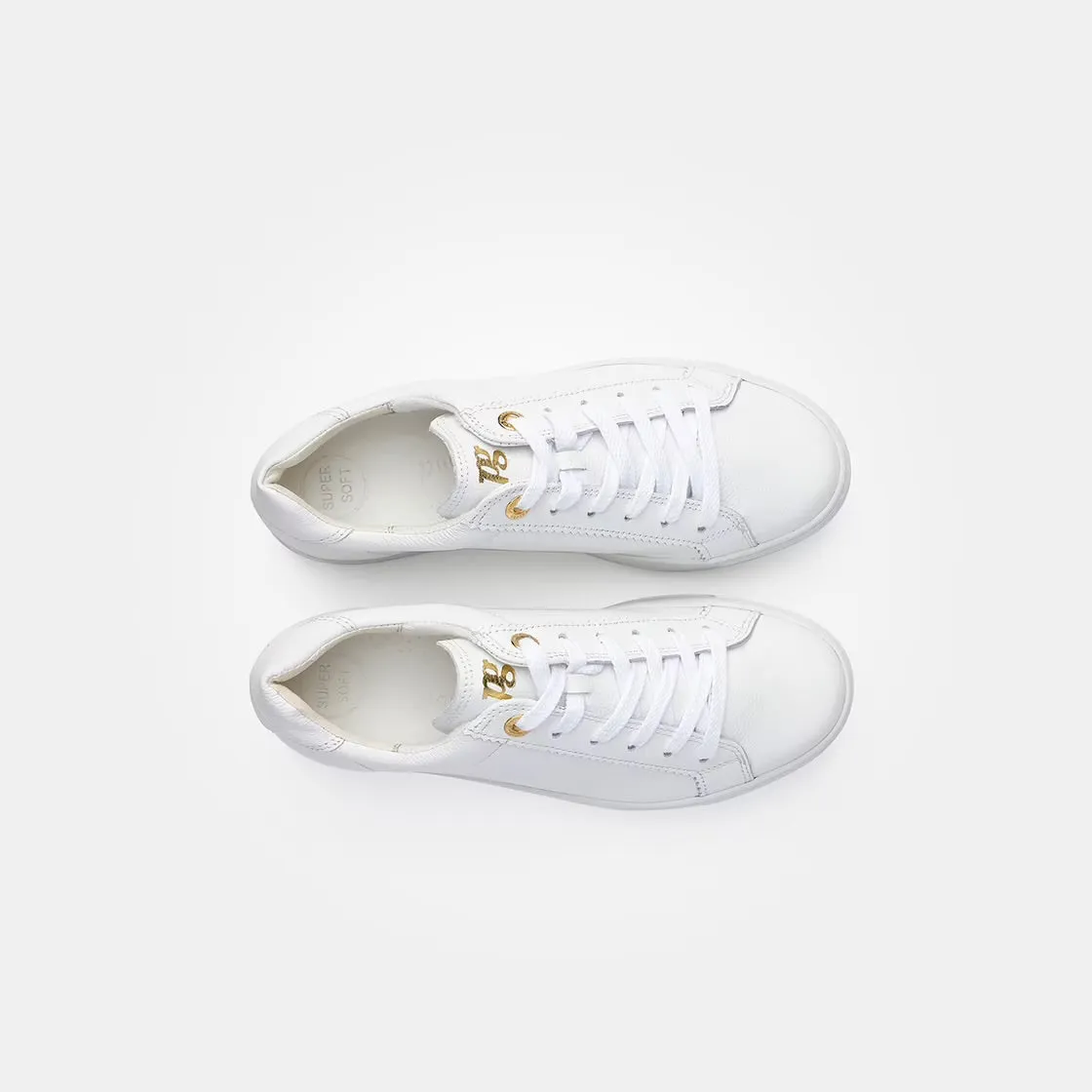 Paul Green - 5241 White Laced Trainers