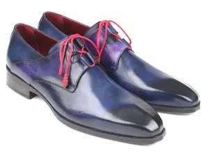 Paul Parkman Men's Ghillie Lacing Dress Shoes in Blue