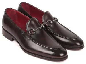 Paul Parkman Men's Horsebit Loafers in Dark Brown