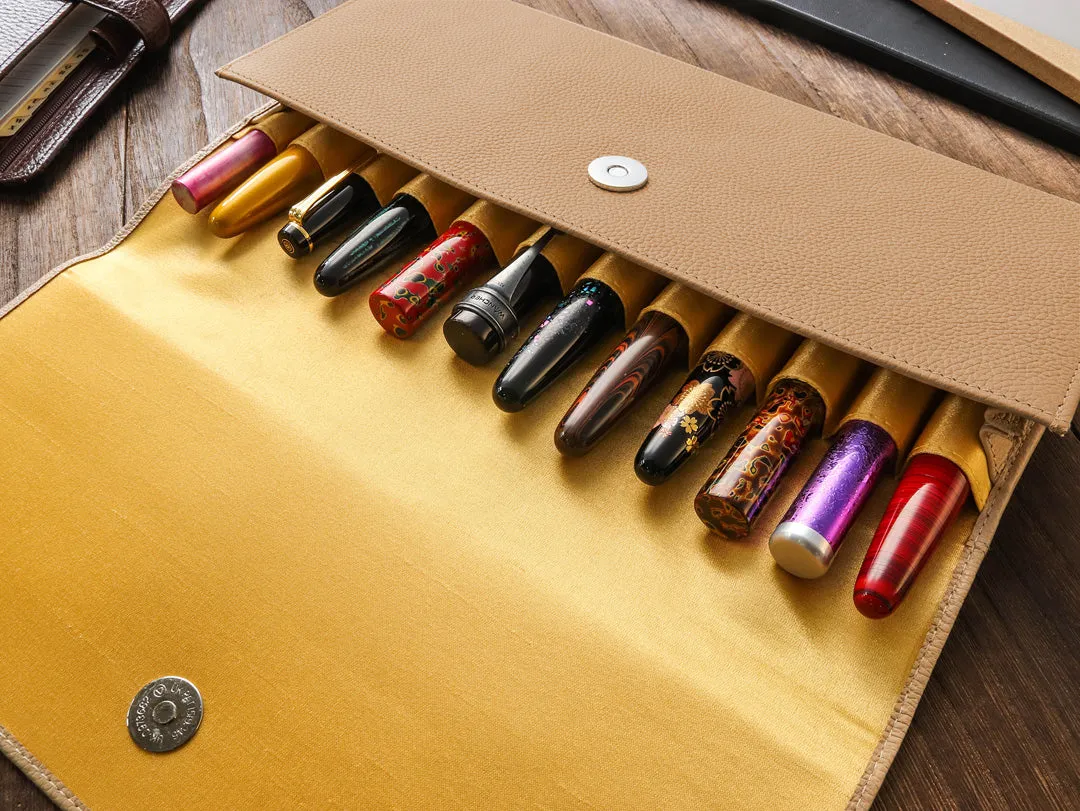 Penfolium 12 Pen Portfolio - Beige