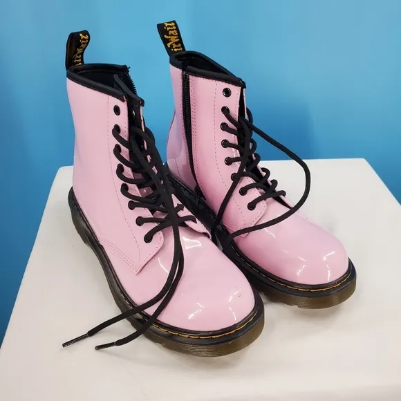 Pink Doc Martens WORN ONCE US 4