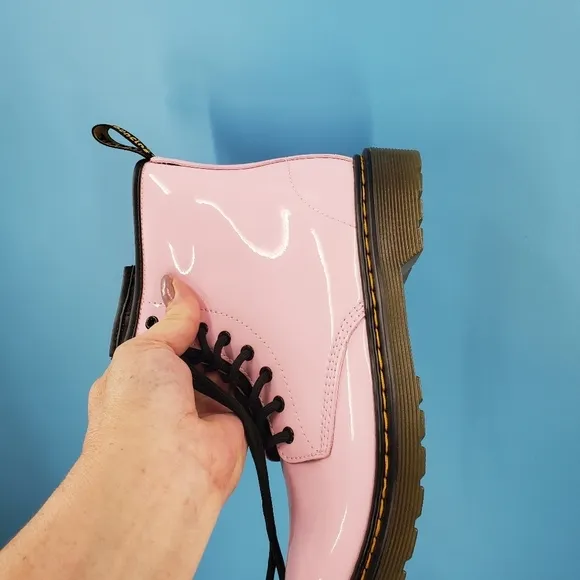 Pink Doc Martens WORN ONCE US 4