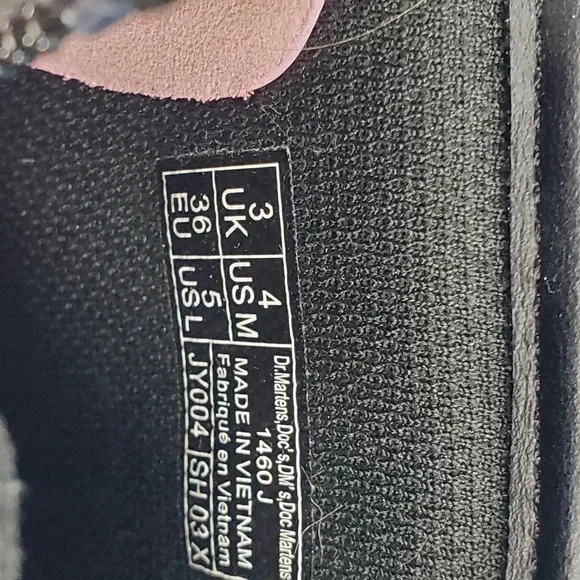 Pink Doc Martens WORN ONCE US 4