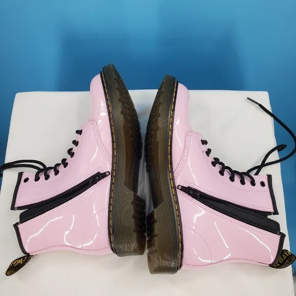 Pink Doc Martens WORN ONCE US 4