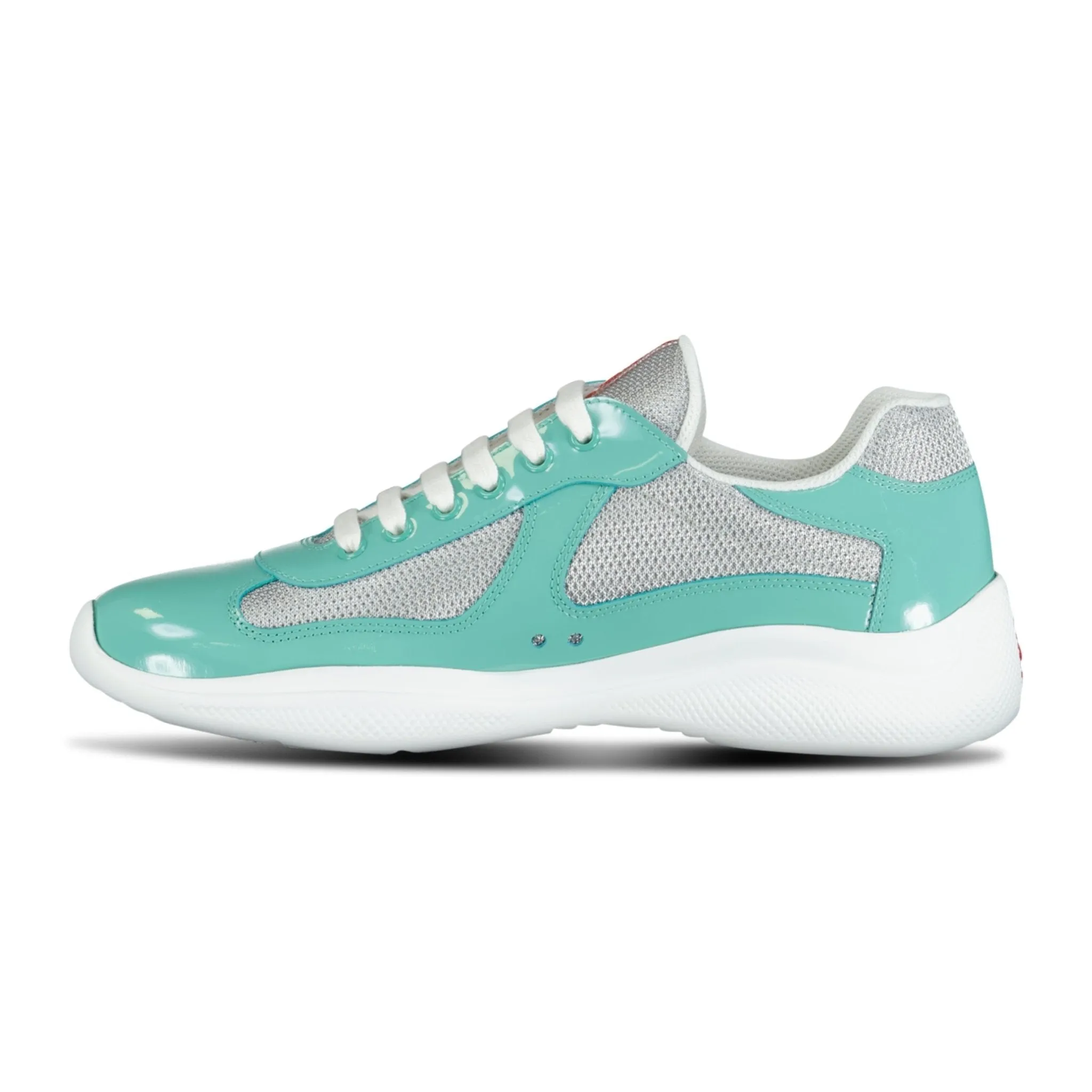 PRADA AMERICAS CUPS PATENT JADE GREEN