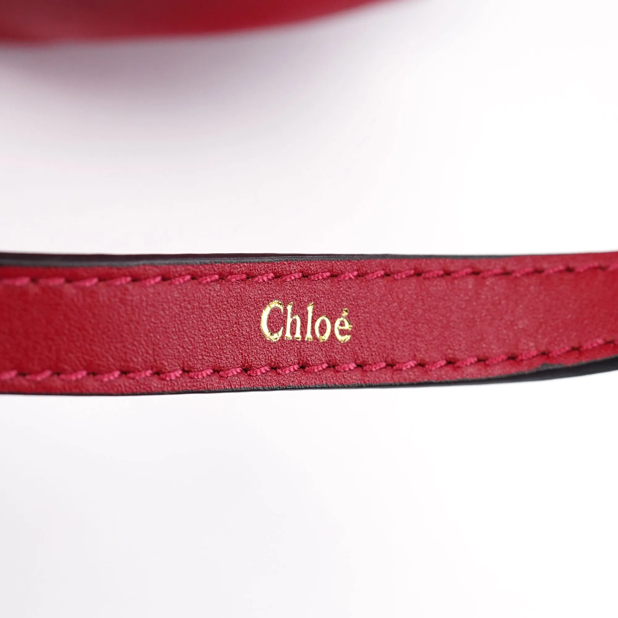 Red Calfskin Knot 2-Way Tote Bag
