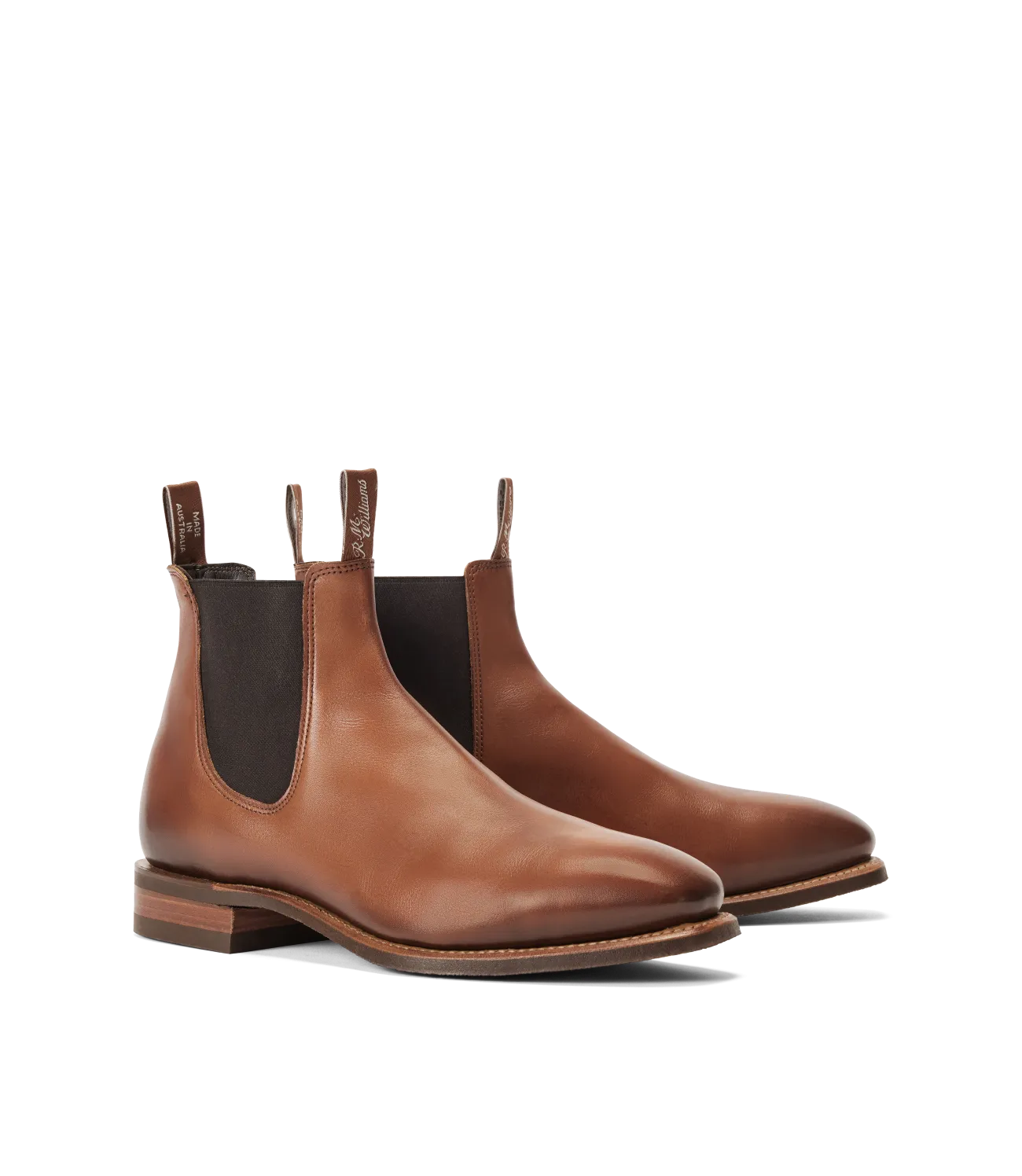 R.M.Williams - Comfort Craftsman  - Burnished Leather  - Dark Tan - H Fit