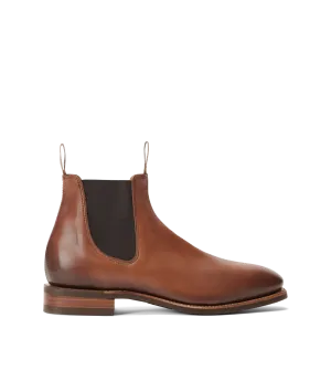 R.M.Williams - Comfort Craftsman  - Burnished Leather  - Dark Tan - H Fit
