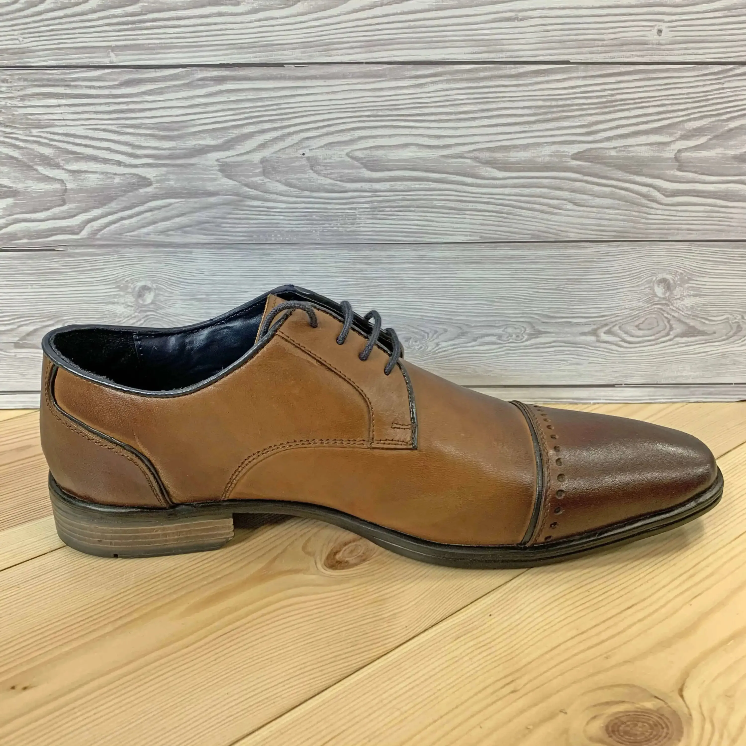 Roberto Gallio Passage Jonah Tan Leather Formal Shoes
