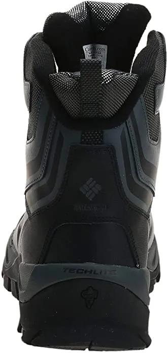 Shows light use, includes box! Columbia Mens Bugaboot™ Plus Iv Omni-Heat™ Mid Calf Boot, Graphite grey/Black, Sz 8.5, Retails $180 
