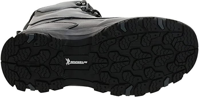 Shows light use, includes box! Columbia Mens Bugaboot™ Plus Iv Omni-Heat™ Mid Calf Boot, Graphite grey/Black, Sz 8.5, Retails $180 