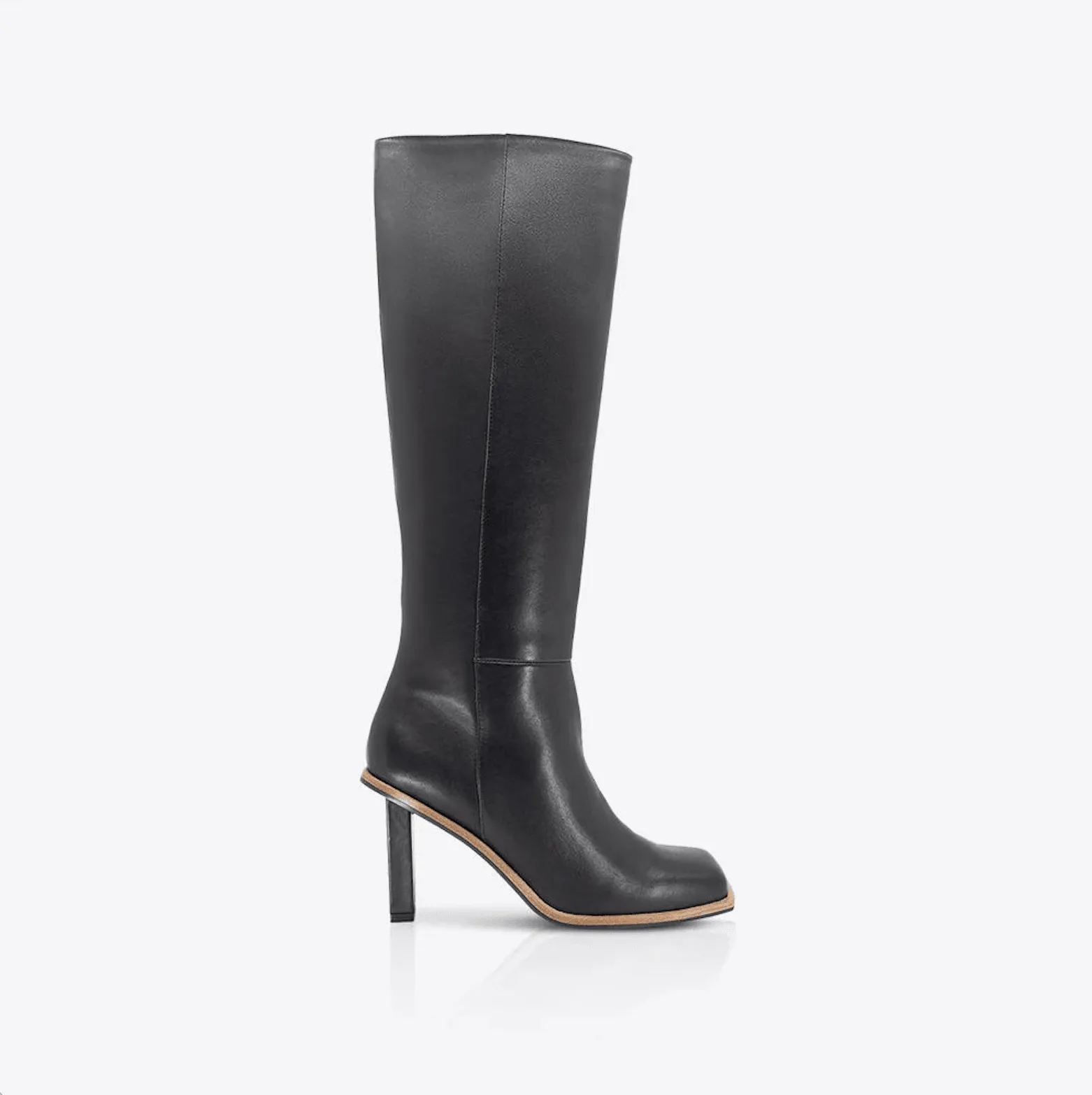 SOLSANA Eon Knee High Boot - Black