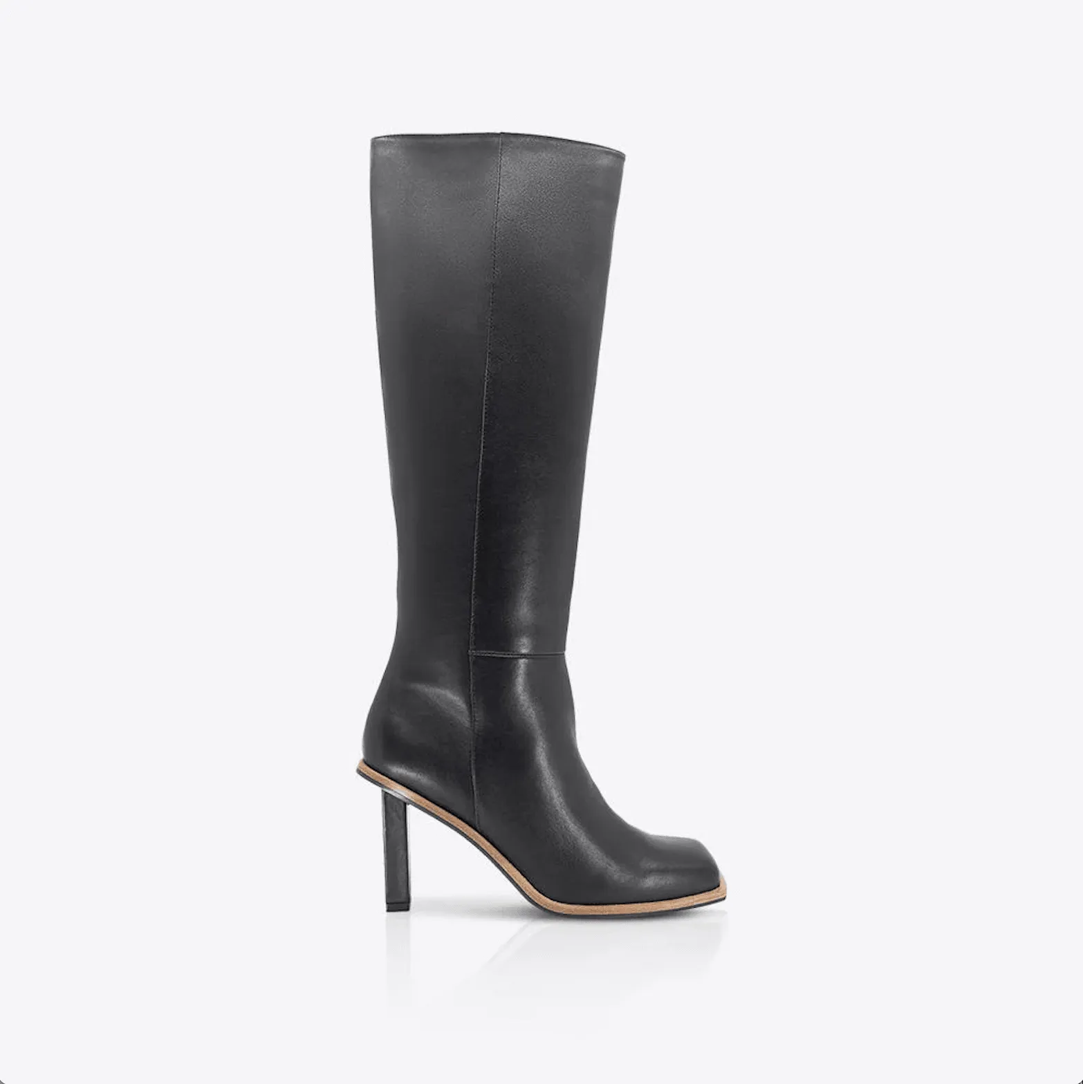 SOLSANA Eon Knee High Boot - Black