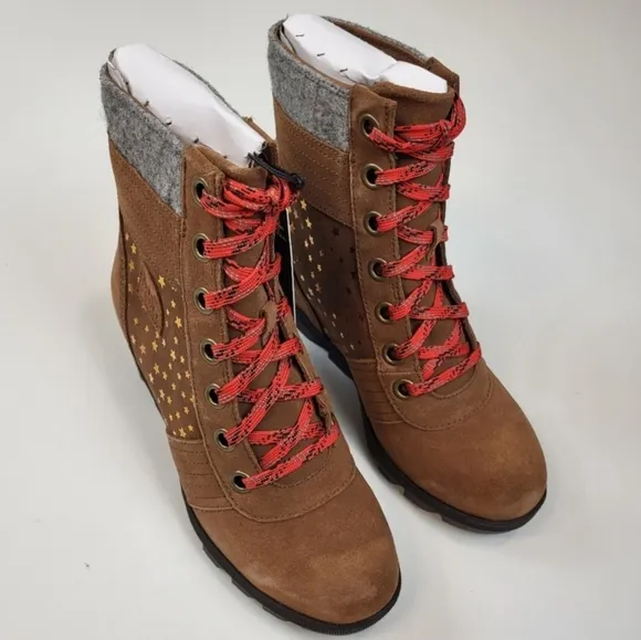 Sorel Lexie Wedge II Waterproof BootieTan